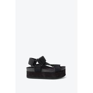 NEW INTENTIONALLY BLANK women's zona sandals in black